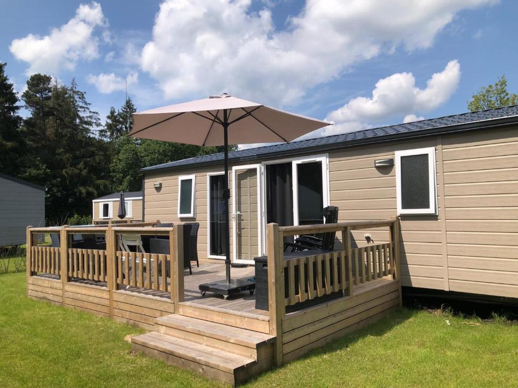 Maran luxe chalet op camping Lente in Drenthe in Gasselte